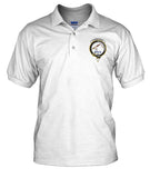 Carmichael Tartan Polo Shirt In Me Clan Badge K7 - 004d76c0925a91eb6059dac9965916e1