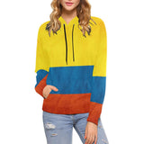 Colombia Flag  All Over Print Hoodie A1 - 010BF0BB1F55DF249B1D9EBB2B581FFA