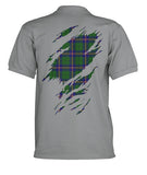 Carmichael Tartan Polo Shirt In Me Clan Badge K7 - 01463e8fcdb6866af1c6d14db04eccda