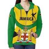Jamaica Doctor Bird Hoodie Coat Of Arms Map Zip-Up Th5 - 04B9F842837DA2E5908B4404AF436C39