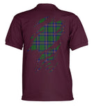 Carmichael Tartan Polo Shirt In Me Clan Badge K7 - 0d2ef832cabb33e09a2896d18cde7b80