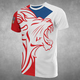 Czech Republic Lion T-Shirts - Bh - 1112