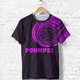 Pohnpei In My Heart Tattoo Style Special T-Shirt Pink A7 - 12312213123