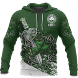 Ireland - Celtic Shamrock & Sword Pullover Hoodie A7 - 12wedf_648f77f8-8c2f-4b07-b49c-4ae69854b884