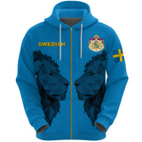 Sweden Zip-Up Hoodie - Double Lion K2 - 1_copy_copy