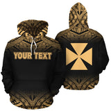 Wallis and Futuna Polynesian Personalised Custom Hoodie - Yellow Frog - BN11 - 1a_c2756481-7ce4-4bb4-9c05-e5ec50a4c8b8