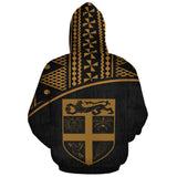 Fiji Polynesian Tapa Personalised Custom Hoodie - Yellow Curve - BN11 - 1b_3dba0659-b5b9-4180-85f6-4f91c254d206