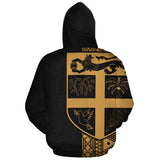 Fiji Polynesian Tapa Personalised Custom Hoodie - Yellow Line - BN11 - 1b_c0e3c796-8f26-4bbb-8ea3-d1fdd71c9c82