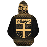 Fiji Polynesian Tapa Personalised Custom Hoodie - Yellow Frog - BN11 - 1b_e12485b5-f6d8-4c4f-a708-e571cc208492