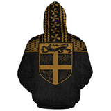 Fiji Polynesian Tapa Personalised Custom Hoodie Yellow - BN11 - 1c_0b99ca8f-b276-4fe1-ba6b-47b839ac729e