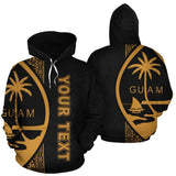 Guam Polynesian Personalised Custom Hoodie - Yellow Line - BN11 - 1c_c2c2ea0d-e731-4895-8cd4-9599046e2f4a