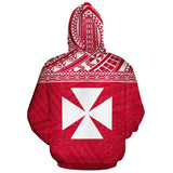 Wallis and Futuna Polynesian Personalised Custom Hoodie Red - BN11 - 1c_cf6ff97d-0461-44a1-bc13-8a69935cac20