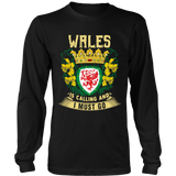 Wales T Shirt - Wales Is Calling™ K5 - 1ejn08p6c6_sKrwjAUHr66tD4GHsxZBL6eHYXCUVYBlack