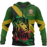 Jamaica - Jamaican Lion Special Hoodie A7 - 1qasdfv