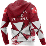 Wallis And Futuna Special Zipper Hoodie - Red A7 - 1wedfghji9_007a9463-34b2-44eb-8fcf-bfdbd7620d6d
