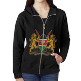 Kenya Hoodie Coat Of Arms Zip - Bn04 - 22BB8242C9D07E9BDDFD3E82B5F5821E