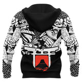 Japan Hoodie - Fighting Samurai - Bn04 - 2MT090519back