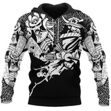 Japan Hoodie - Fighting Samurai - Bn04 - 2MT090519before