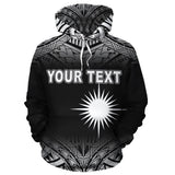 Marshall Islands Polynesian Personalised Custom Hoodie - Black Frog - BN11 - 2a_01cf1192-a343-4a1a-a855-9dc63397673c