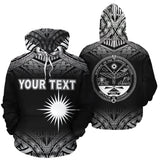 Marshall Islands Polynesian Personalised Custom Hoodie - Black Frog - BN11 - 2b_fce11575-2c49-4cc1-8614-788219b6228e