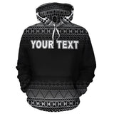 Fiji Polynesian Tapa Personalised Custom Hoodie - White Frog - BN11 - 2c_bf9e5309-8634-49a4-8259-8a6b7e3957d2