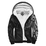 Maori Tattoo Style Special Sherpa Hoodie A7 - 3584411861072-1