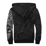 Maori Tattoo Style Special Sherpa Hoodie A7 - 3584411861072-2
