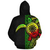 Turtle Polynesian Personalised Custom Hoodie - Reggae Line - BN11 - 3b_5f9efca2-fe1b-4b80-b16e-ec44c2bb6971
