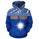 Marshall Islands Polynesian Personalised Custom Hoodie Blue - BN11 - 3b_6a2b38fd-a3ac-481c-b295-c918785bb047