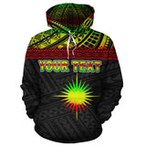 Marshall Islands Polynesian Personalised Custom Hoodie Reggae - BN11 - 3b_d9f8407a-e0ff-4105-8ed2-4be77d5baa45