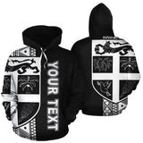 Fiji Polynesian Tapa Personalised Custom Hoodie - White Line - BN11 - 3c_37a4e5d1-260c-4e58-b2fe-8395a8cf7006
