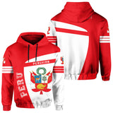 Peru Hoodie - Flag Sport Premium Style - J1 - 40_a2185813-ce9b-4094-982c-4e16bfa924f4