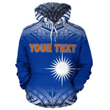 Marshall Islands Polynesian Personalised Custom Hoodie - Blue Frog - BN11 - 4b_fdd08d3c-5a19-4c2b-bfe0-8d4635ba3289