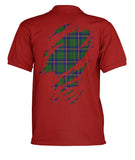 Carmichael Tartan Polo Shirt In Me Clan Badge K7 - 4e4bc7b2693f05381de32ddac3fcbd6f