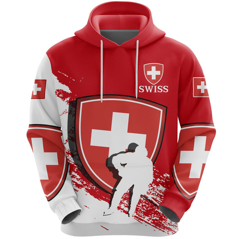 Switzerland Hoodie - Swiss Hockey A7 - 4t5yh
