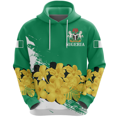 Nigeria Hoodie Costus Spectabilis - Yellow Trumpet A7 - 56m8m8