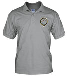 Carmichael Tartan Polo Shirt In Me Clan Badge K7 - 67562645af0d3ab69857db884398cf54