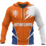 The Netherlands Active Special Zipper Hoodie A7 - 6h65h_copy