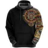 Mexico Hoodie Aztec Sun Stone Tattoo A7 - 6hg