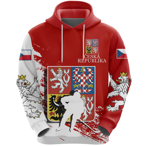 Czech Republic Hockey Hoodie A7 - 76kj5