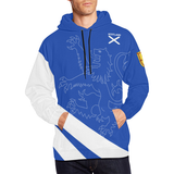 Scotland Hoodie - Scottish Flag And Royal Arms A7 - 80D456CD75D07ABC1E99C78D1DE6225F
