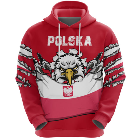 (Polska) Poland Hoodie National Eagle A7 - 8987