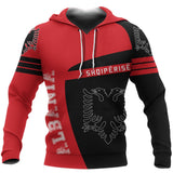 Albania Sport Hoodie - Premium Style J1 - Albania_1
