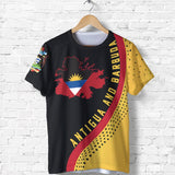 Antigua And Barbuda Map T-Shirt Generation Ii K6 - Antigua_and_Barbuda_Map_T-Shirt_Generation_II_Special_K6_Front