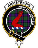 Tartan Polo Shirt - Armstrong Badge (Men's) A9 - Armstrong