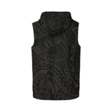 Tonga In My Heart Zipper Sleeveless Hoodie A7 - B995438122843C13DAD748FADB63F0A6