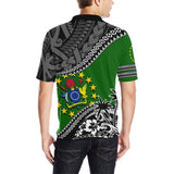 Cook Islands Polo Shirt Fall In The Wave K9 - C78810491FE95A8AEE5C0A5D33940458
