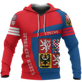 Czech Republic Sport Hoodie - Premium Style J1 - Czech_Republic_1