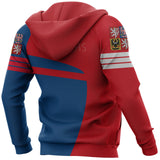 Czech Republic Lion Sport Hoodie - Premium Style J1 - Czech_Republic_Lion_3