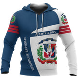 Dominican Republic Sport Hoodie - Premium Style J1 - Dominican_Republic_1